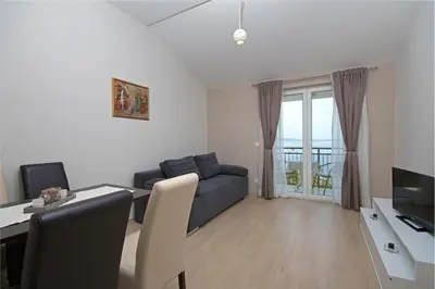TV i/ili zabavni centar u objektu Apartmani Brela 10