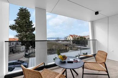 Balkon ili terasa u objektu Perla Apartments Baska Voda