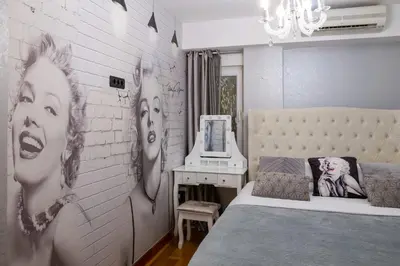 Krevet ili kreveti u jedinici u objektu Beachfront apartment with wonderful large terrace