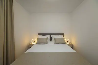 Krevet ili kreveti u jedinici u objektu Apartments Bila