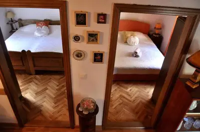 Krevet ili kreveti u jedinici u objektu Captains Heritage - Traditional Apartment in Stari Grad