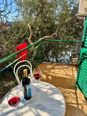 Balkon ili terasa u objektu Apartment Marko with terrace and mountain view in Brela