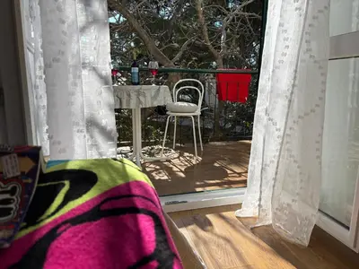 Balkon ili terasa u objektu Apartment Marko with terrace and mountain view in Brela