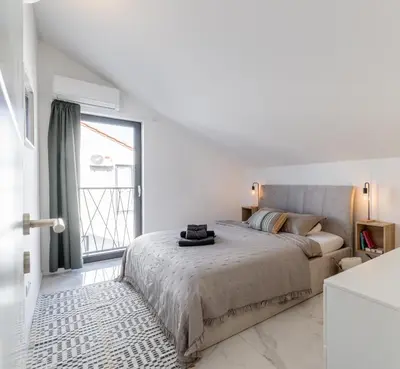 Krevet ili kreveti u jedinici u objektu Penthouse Vanda