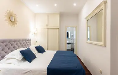 Krevet ili kreveti u jedinici u objektu Awesome Apartment In Brela With House Sea View