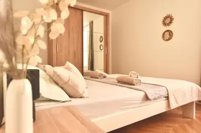 Krevet ili kreveti u jedinici u objektu Apartment Ivana Omis
