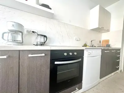 Kuhinja ili čajna kuhinja u objektu Apartment Ivana Omis