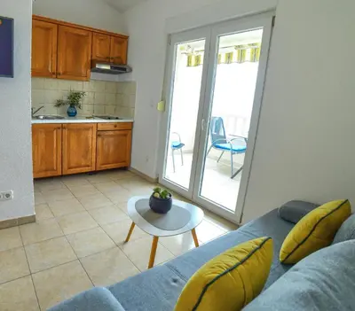 Kuhinja ili čajna kuhinja u objektu MBA 1 Beach Apartment