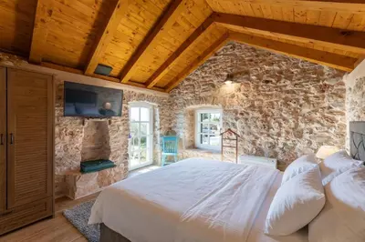 Krevet ili kreveti u jedinici u objektu Villa Bliss Excelsior - Yoga, Tennis & Pool