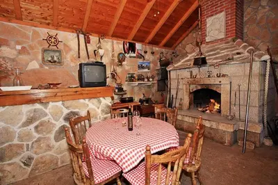 TV i/ili zabavni centar u objektu Seaside holiday house Mirca, Brac - 24033