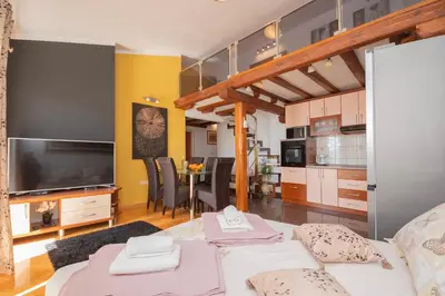 Kuhinja ili čajna kuhinja u objektu Apartment Karlo