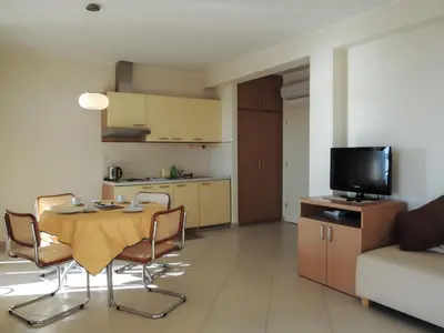 Kuhinja ili čajna kuhinja u objektu Apartment 3785-1 for 4 Pers in Baska Voda