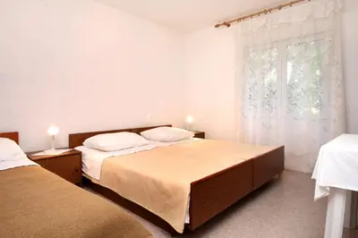 Krevet ili kreveti u jedinici u objektu Apartments by the sea Mudri Dolac, Hvar - 118