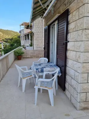 Balkon ili terasa u objektu Apartments with parking space Postira, Brac - 727