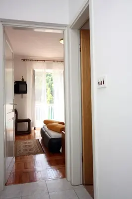 Krevet ili kreveti u jedinici u objektu Apartments by the sea Stomorska, Solta - 781