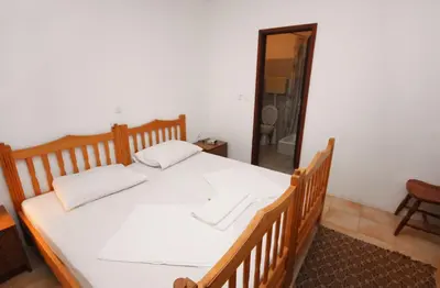 Krevet ili kreveti u jedinici u objektu Apartments by the sea Stomorska, Solta - 782