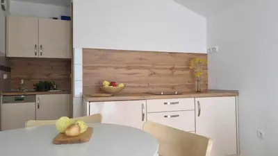 Kuhinja ili čajna kuhinja u objektu Apartmani Ankica Ruskamen
