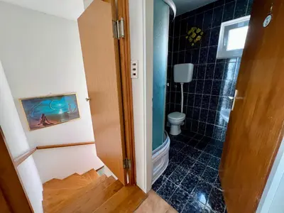 Kupaonica u objektu Apartment near the beach DRAGA