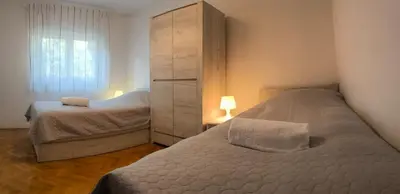 Krevet ili kreveti u jedinici u objektu Apartman None