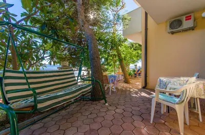 Balkon ili terasa u objektu Apartments by the sea Pisak, Omis - 2802