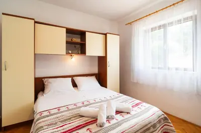 Krevet ili kreveti u jedinici u objektu Apartments with parking space Splitska, Brac - 2867