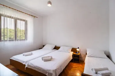 Krevet ili kreveti u jedinici u objektu Apartments with parking space Splitska, Brac - 2867