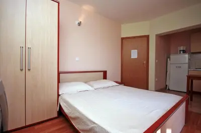 Krevet ili kreveti u jedinici u objektu Studio Duce 4852b