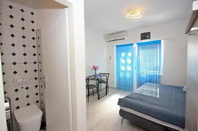 Krevet ili kreveti u jedinici u objektu Apartments with WiFi Supetar, Brac - 5665