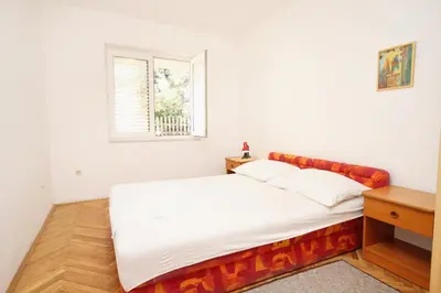 Krevet ili kreveti u jedinici u objektu Apartments with a parking space Baska Voda, Makarska - 6057