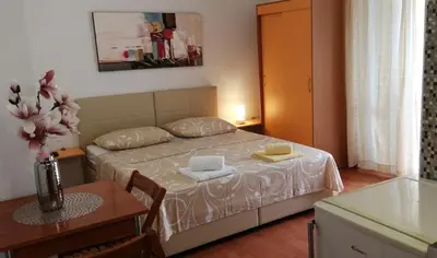 Krevet ili kreveti u jedinici u objektu Studio Makarska 6850b