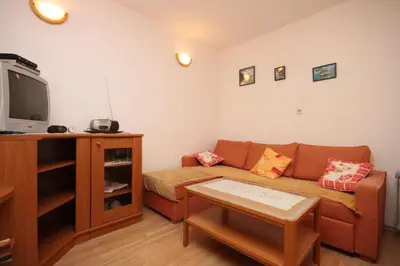TV i/ili zabavni centar u objektu Apartments with a parking space Brela, Makarska - 6884