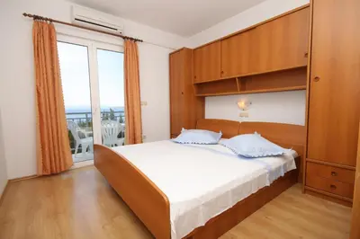 Krevet ili kreveti u jedinici u objektu Apartments with parking space Brela, Makarska - 6895