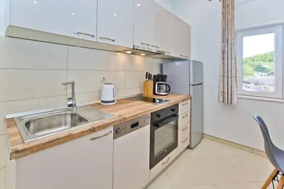 Kuhinja ili čajna kuhinja u objektu Apartments by the sea Cove Zastupac, Hvar - 8761