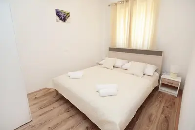 Krevet ili kreveti u jedinici u objektu Apartments by the sea Cove Zastupac, Hvar - 8761