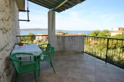 Balkon ili terasa u objektu Apartment Zavala 8802b