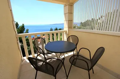 Balkon ili terasa u objektu Apartments with parking space Baska Voda, Makarska - 10027