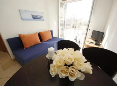 TV i/ili zabavni centar u objektu Apartments Katija