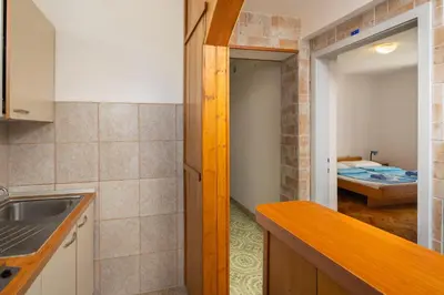 Kuhinja ili čajna kuhinja u objektu Siesta Beachfront Apartments