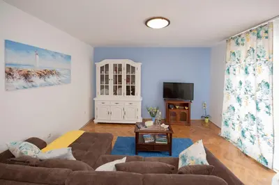 TV i/ili zabavni centar u objektu Apartments Family Spacious