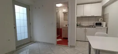 Kuhinja ili čajna kuhinja u objektu Apartments Marina