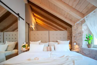 Krevet ili kreveti u jedinici u objektu Casa Calma - ZF Hvar