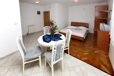 Krevet ili kreveti u jedinici u objektu Apartments in Beautiful Split