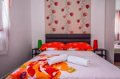 Krevet ili kreveti u jedinici u objektu Beach Apartments MarLi
