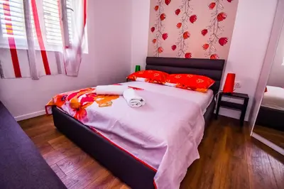 Krevet ili kreveti u jedinici u objektu Beach Apartments MarLi