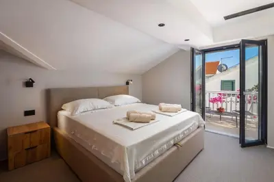 Krevet ili kreveti u jedinici u objektu Apartments with parking space Hvar - 21877