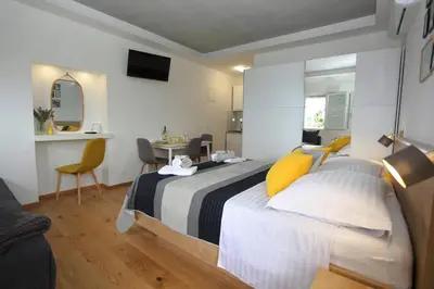 Krevet ili kreveti u jedinici u objektu Apartments Lorenco