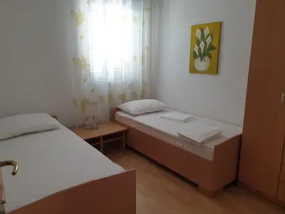 Krevet ili kreveti u jedinici u objektu Apartments by the sea Puntinak - Brac - 24192