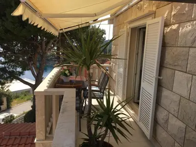Balkon ili terasa u objektu Apartments by the sea Puntinak - Brac - 24192