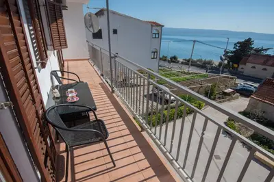 Balkon ili terasa u objektu Zara apartma