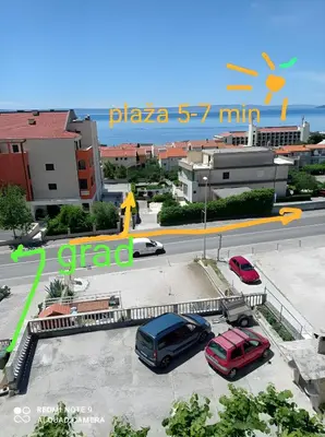 Tlocrt objekta Apartmani Makarska 15